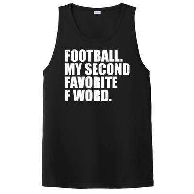 Football My Second Favorite F Word PosiCharge Competitor Tank