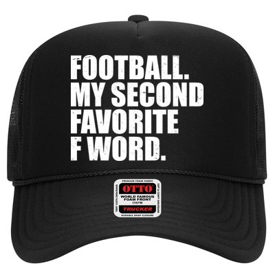 Football My Second Favorite F Word Trucker Hat
