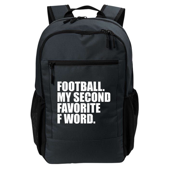 Football My Second Favorite F Word Backpack
