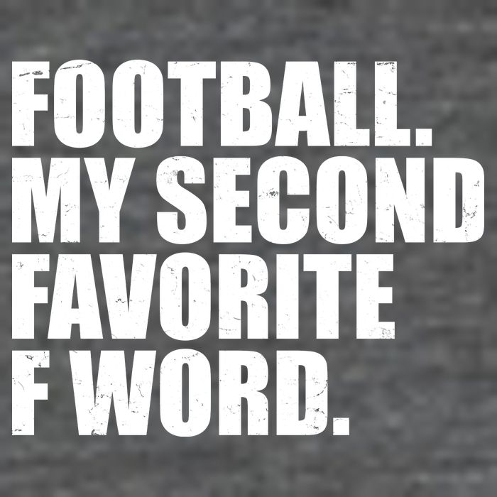 Football My Second Favorite F Word Flatbill Hat