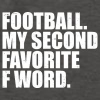 Football My Second Favorite F Word Vector Backpack