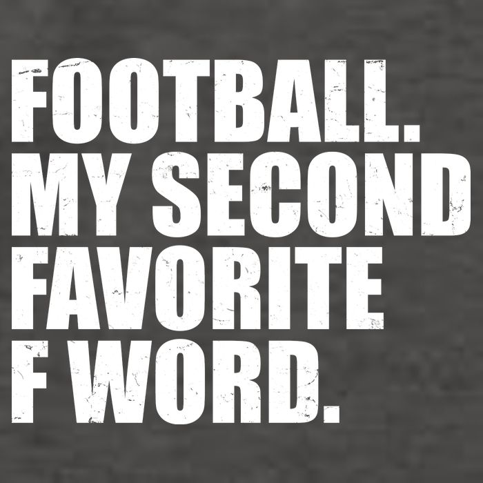 Football My Second Favorite F Word Vector Backpack