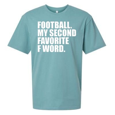 Football My Second Favorite F Word Sueded Cloud Jersey T-Shirt