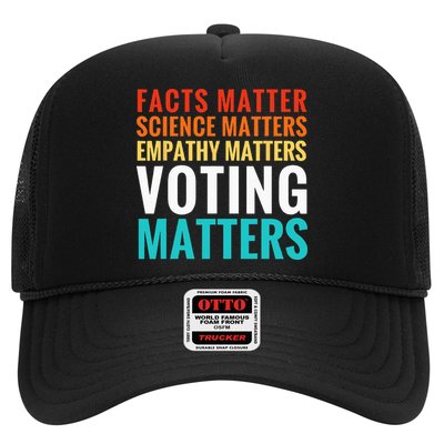 Facts Matter Science Matters Voting Matters Liberal Democrat Trucker Hat