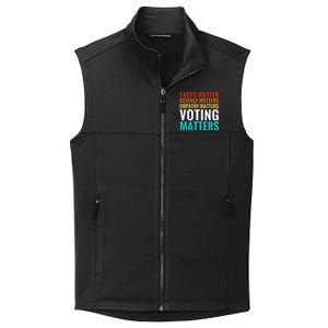 Facts Matter Science Matters Voting Matters Liberal Democrat Collective Smooth Fleece Vest