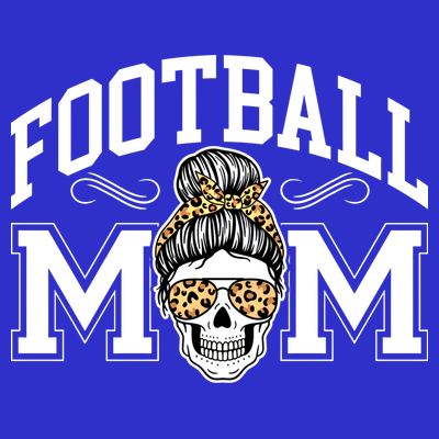 Football Mom Skull Buns American Football Season Funny Gift T-Shirt