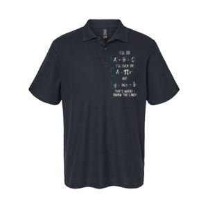 Funny math saying equation math joke Softstyle Adult Sport Polo