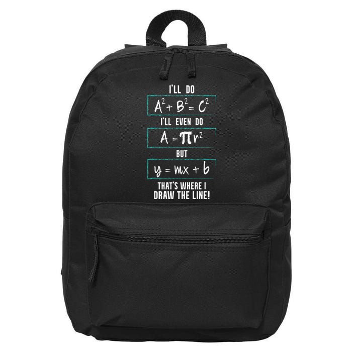 Funny math saying equation math joke 16 in Basic Backpack