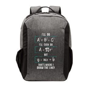 Funny math saying equation math joke Vector Backpack