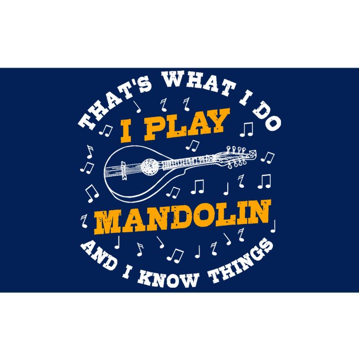 Funny Mandolin Saying Gift Folk Music Bluegrass Bumper Sticker