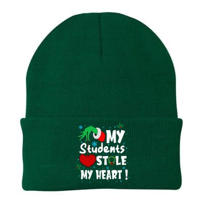 Funny My Students Stole My Heart Christmas Knit Cap Winter Beanie