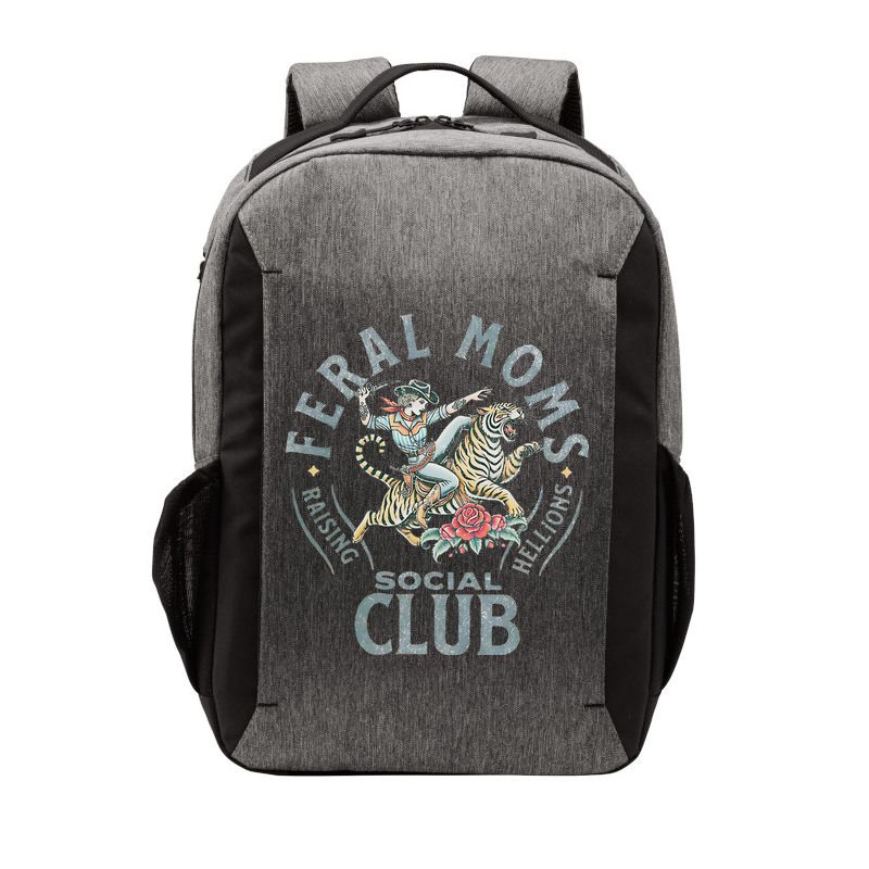 Feral Moms Social Club SomebodyS Feral Wife Mom Life Trendy Vector Backpack