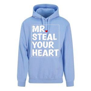 Funny Mr Steal Your Heart Valentines Day Unisex Surf Hoodie