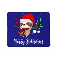 Funny Merry Slothmas Cute Sloth Christmas Gift Mousepad