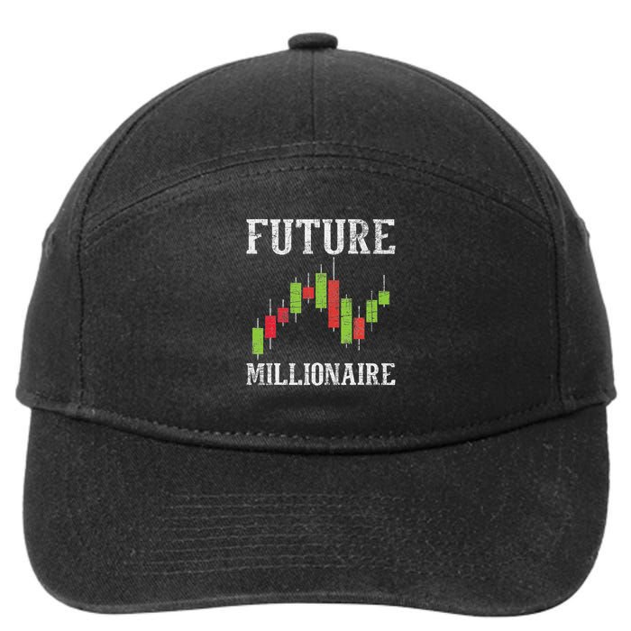 Future Millionaire Stock Exchange Day Trader Day Trading 7-Panel Snapback Hat