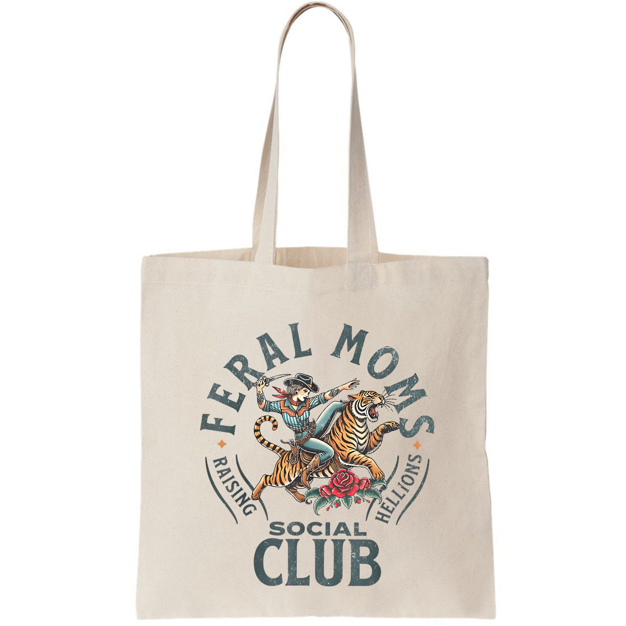 Feral Moms Social Club Trendy Mom Apparel Bag
