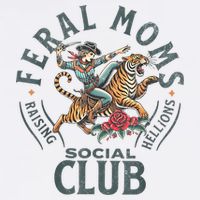 Feral Moms Social Club Trendy Mom Apparel Doggie Tank