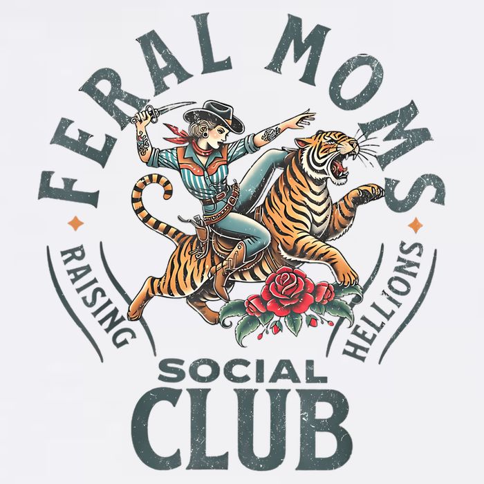 Feral Moms Social Club Trendy Mom Apparel Doggie Tank