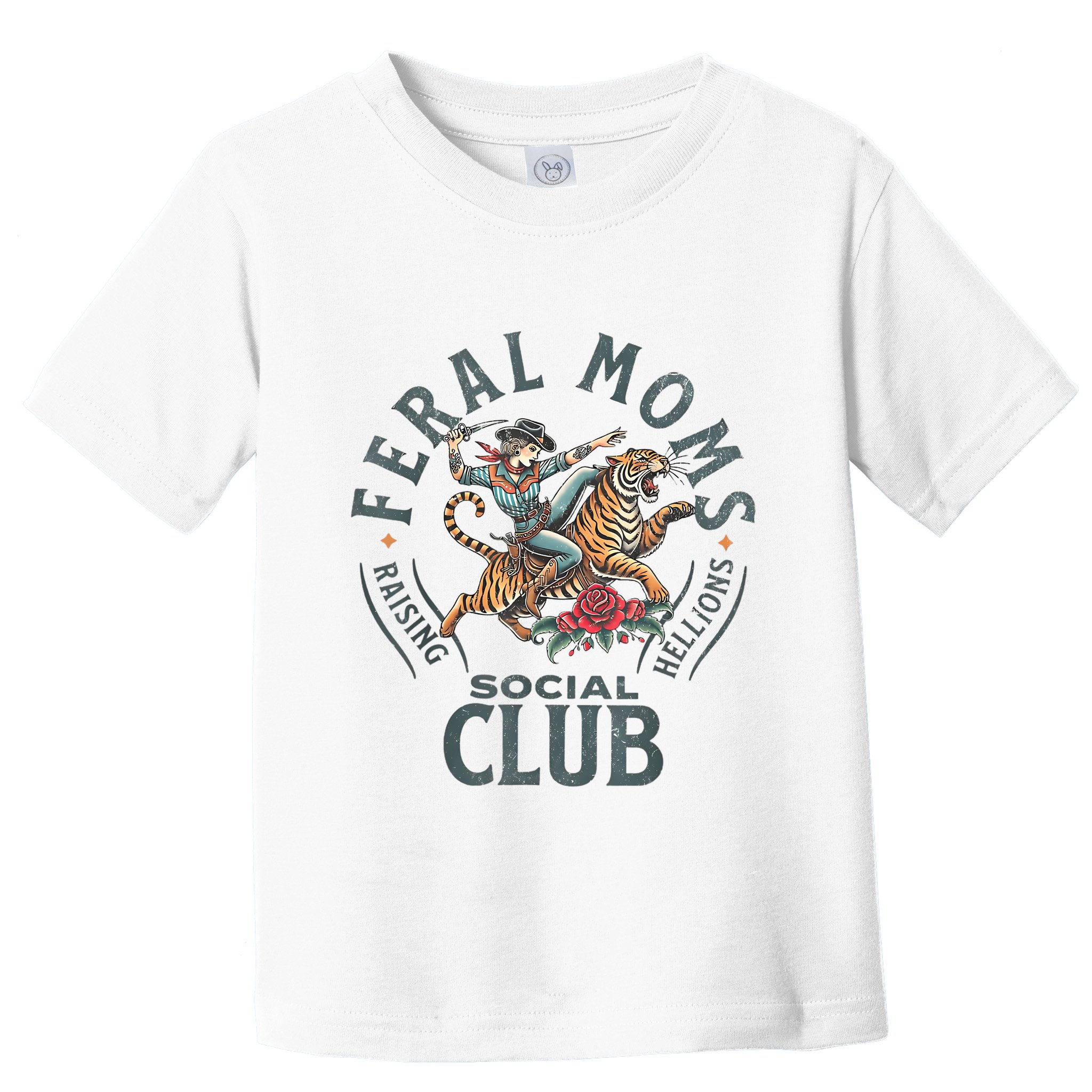 Feral Moms Social Club Trendy Mom Apparel Toddler T-Shirt