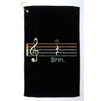 Funny Music Shh Quarter Rest And Fermata Notation Musician Golf Towel