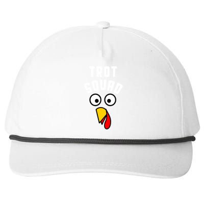 Funny Marathon Thanksgiving 5k Running Turkey Trot Squad Gift Snapback Five-Panel Rope Hat