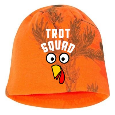 Funny Marathon Thanksgiving 5k Running Turkey Trot Squad Gift Kati - Camo Knit Beanie