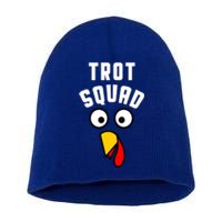 Funny Marathon Thanksgiving 5k Running Turkey Trot Squad Gift Short Acrylic Beanie