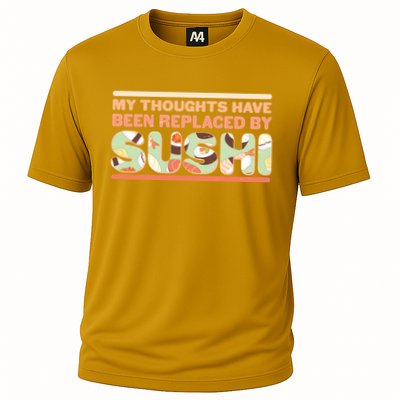 Funny My Thoughts Have Been Replaced By Sushi Performance Shirt