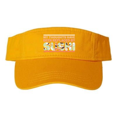 Funny My Thoughts Have Been Replaced By Sushi Visor