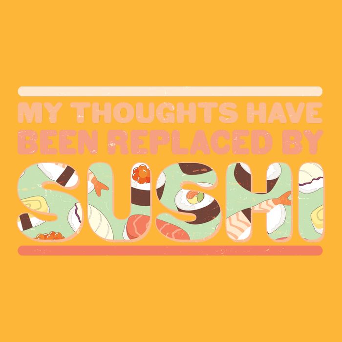 Funny My Thoughts Have Been Replaced By Sushi Kids T-Shirt