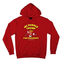 Funny Mcdonald Trump For President 2024 French Fries Hoodie