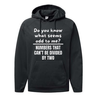 Funny Math Teacher Joke Fun Best Math Quotes Performance Fleece Hoodie