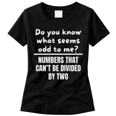 Funny Math Teacher Joke Fun Best Math Quotes Womens T-Shirt