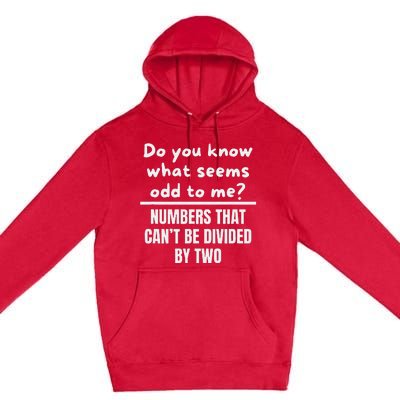 Funny Math Teacher Joke Fun Best Math Quotes Premium Pullover Hoodie