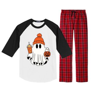 Funny Math Teacher Halloween Ghost Math Lover Teachers Woman Raglan Sleeve Pajama Set