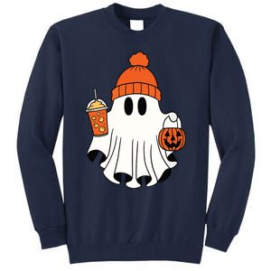 Funny Math Teacher Halloween Ghost Math Lover Teachers Woman Tall Sweatshirt