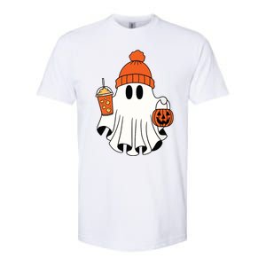 Funny Math Teacher Halloween Ghost Math Lover Teachers Woman Softstyle CVC T-Shirt