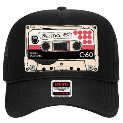 Freestyle Mix Tape Retro Vintage 80s Music Fan Trucker Hat