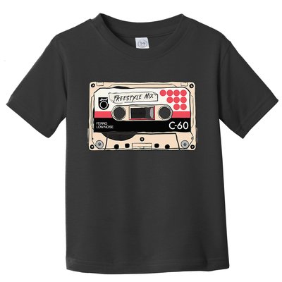Freestyle Mix Tape Retro Vintage 80s Music Fan Toddler T-Shirt