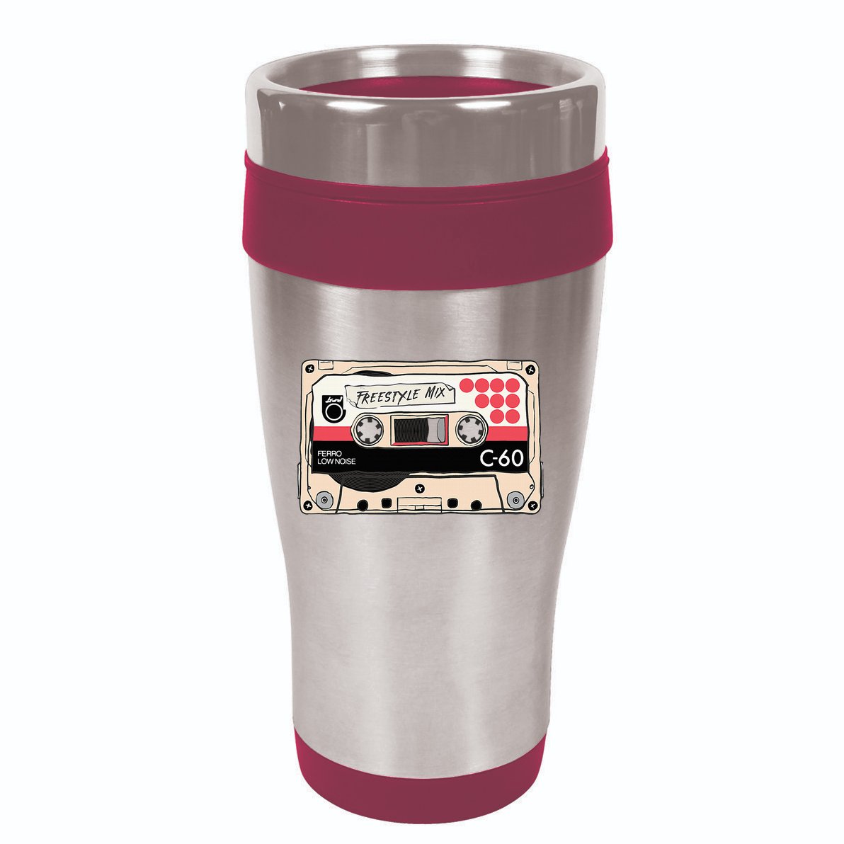 Freestyle Mix Tape Retro Vintage 80s Music Fan 16oz Travel Tumbler