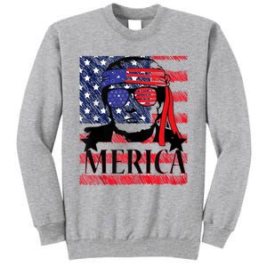 Funny Merica Trump 4th Of July Tall Sweatshirt