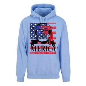 Funny Merica Trump 4th Of July Unisex Surf Hoodie