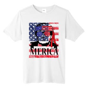 Funny Merica Trump 4th Of July Tall Fusion ChromaSoft Performance T-Shirt