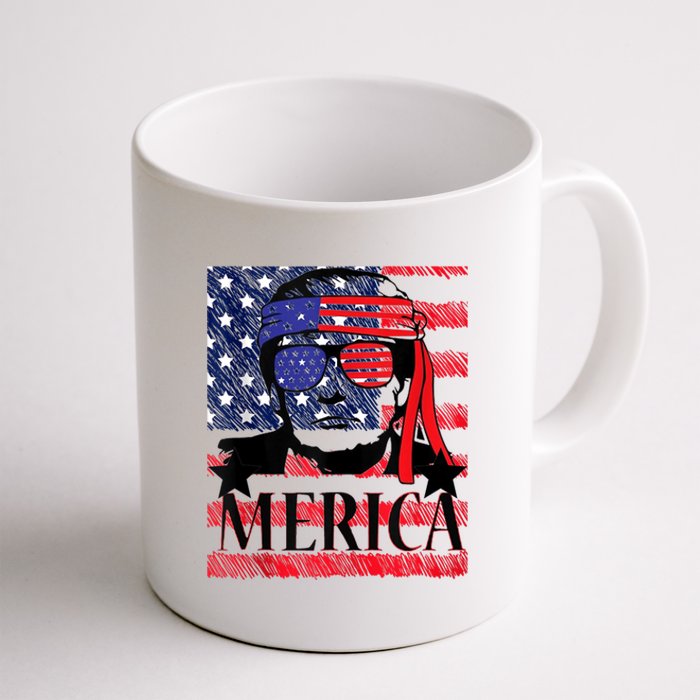 Funny Merica Trump 4th Of July Coffee Mug