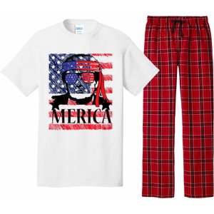 Funny Merica Trump 4th Of July Pajama Set