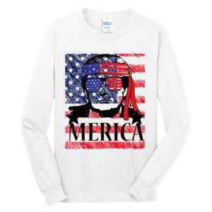 Funny Merica Trump 4th Of July Tall Long Sleeve T-Shirt