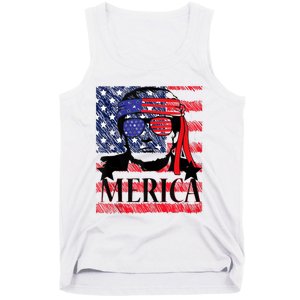 Funny Merica Trump 4th Of July Tank Top