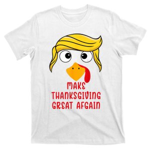 Funny Make Thanksgiving Great Again Trump Turkey T-Shirt