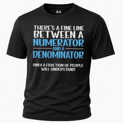 Funny Math Teacher Long Sleeve Fraction Cooling Performance Crew T-Shirt