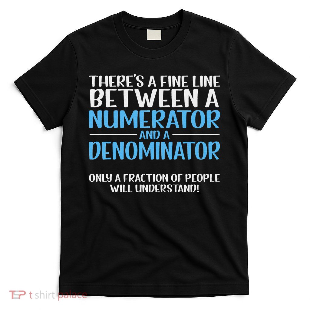Funny Math Teacher Long Sleeve Fraction T-Shirt